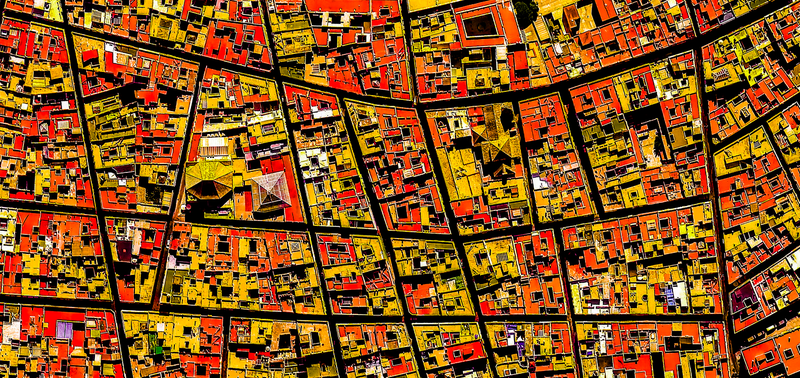 Illustration for article titled These Stunning Geometric Patterns Were Created From Google Earth Images